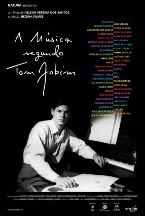 Cartaz do filme A MÚSICA SEGUNDO TOM JOBIM