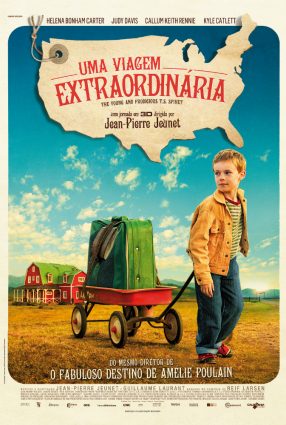 Cartaz do filme UMA VIAGEM EXTRAODINÁRIA – L’Extravagant voyage du jeune et prodigieux T.S. Spivet