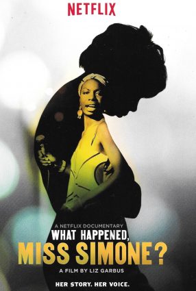 Cartaz do filme WHAT HAPPENED, MISS SIMONE?