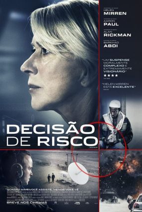 Cartaz do filme DECISÃO DE RISCO – Eye in the Sky