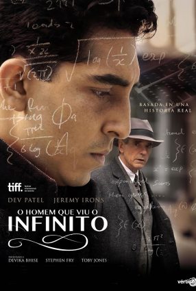 Cartaz do filme O HOMEM QUE VIU O INFINITO – The Man Who Knew Infinity