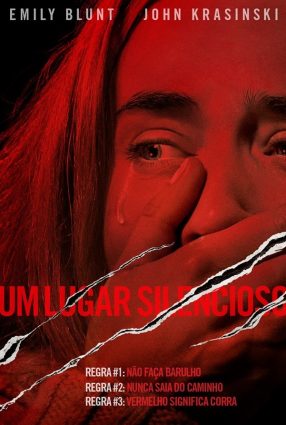 Cartaz do filme UM LUGAR SILENCIOSO – A Quiet Place
