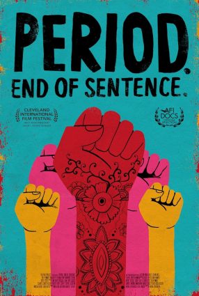 Cartaz do filme ABSORVENDO O TABU – Period. End of Sentence.