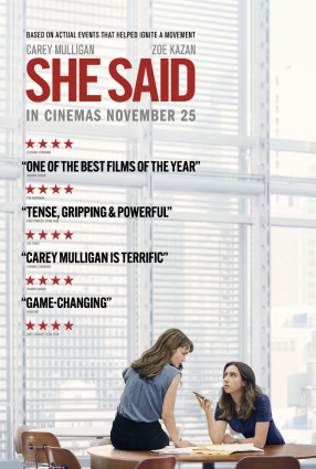 Cartaz do filme ELA DISSE – SHE SAID
